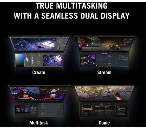 ASUS ROG Zephyrus Duo 16 16" Gaming Laptop - AMD Ryzen 9, RTX 3080 Ti, 4 TB SSD - Image 3