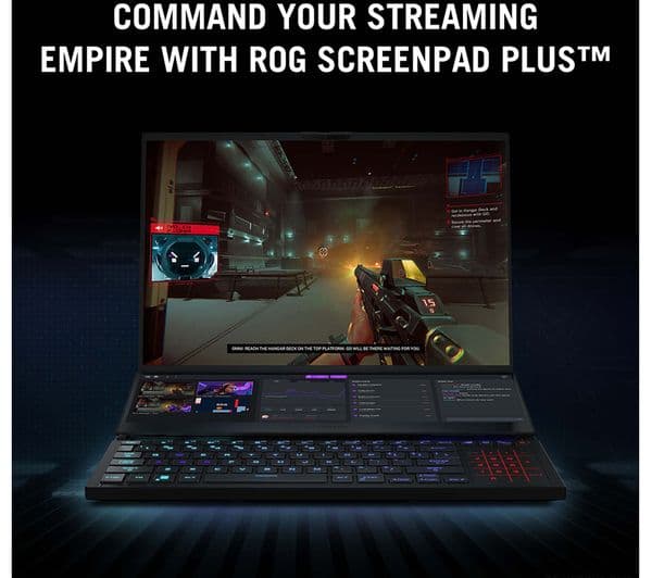 ASUS ROG Zephyrus Duo 16 16" Gaming Laptop - AMD Ryzen 9, RTX 3080 Ti, 4 TB SSD - Image 4