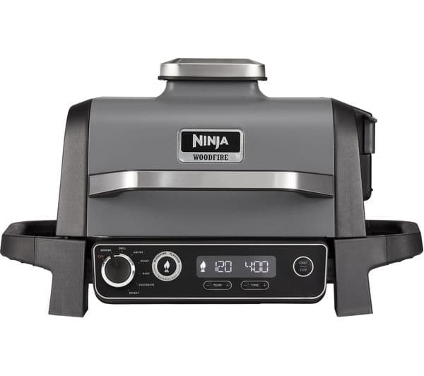 Ninja Woodfire OG701UK Outdoor Electric BBQ Grill & Smoker - Black - Image 1