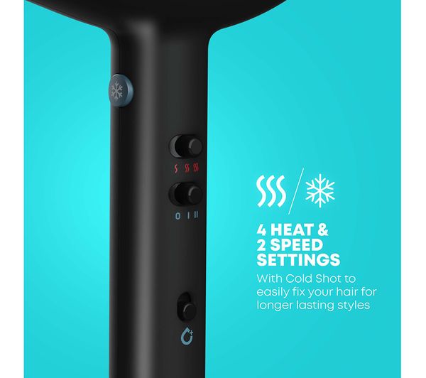 REVAMP Progloss Hydro Shield X Shine Hair Dryer - Black - Image 5