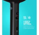 REVAMP Progloss Hydro Shield X Shine Hair Dryer - Black thumbnail 5