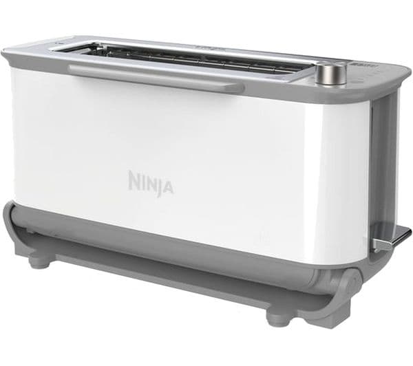 Ninja Foodi ST200UKWH 3-in-1 Toaster, Grill & Panini Press - White - Image 1