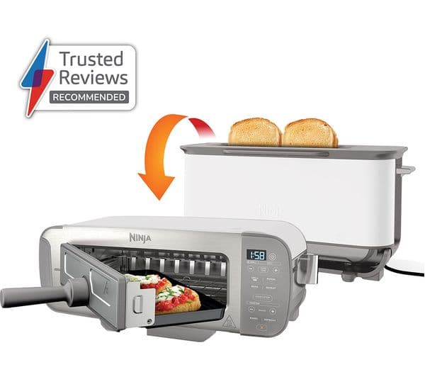 Ninja Foodi ST200UKWH 3-in-1 Toaster, Grill & Panini Press - White - Image 2