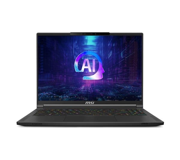 MSI Stealth A16 AI+ 16" Ryzen AI 9 RTX 4070 16GB 1TB Gaming Laptop Core Black