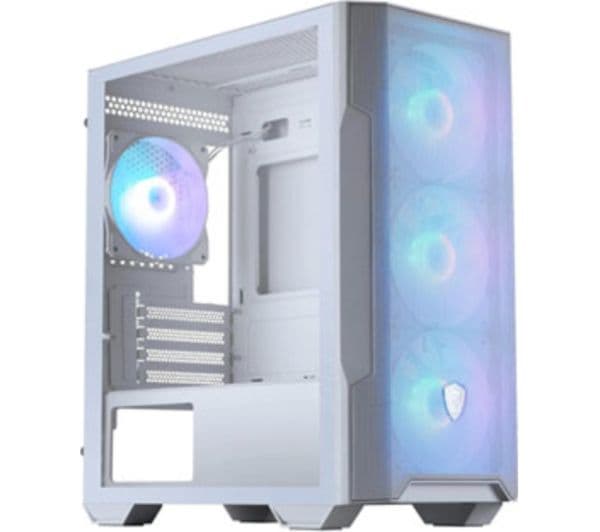 MSI MAG FORGE M100R ATX Mid-Tower PC Case - White - Image 3