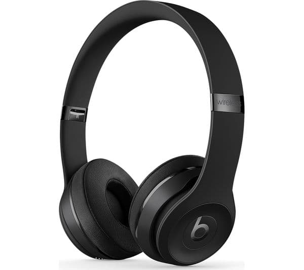 BEATS Solo 3 Wireless Bluetooth Headphones - Black - Image 4
