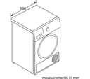 BOSCH Serie 8 WTX88RH9GB Smart 9 kg Heat Pump Tumble Dryer - White thumbnail 7