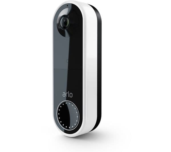 ARLO AVD1001 Video Doorbell - Black & White - Image 1