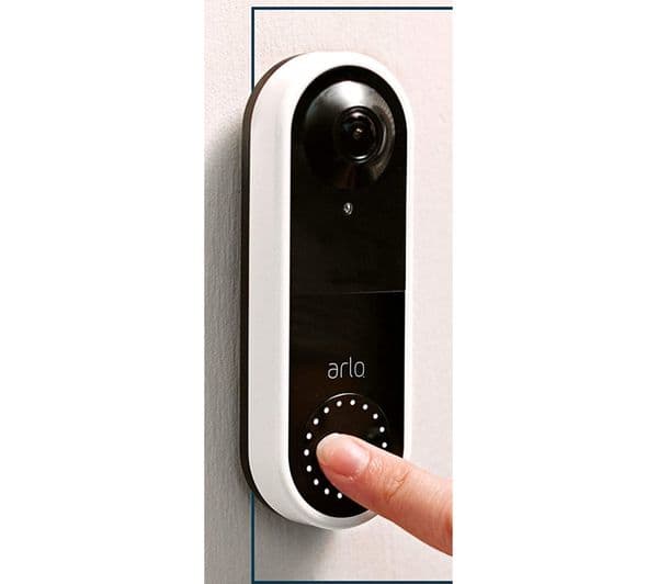ARLO AVD1001 Video Doorbell - Black & White - Image 2