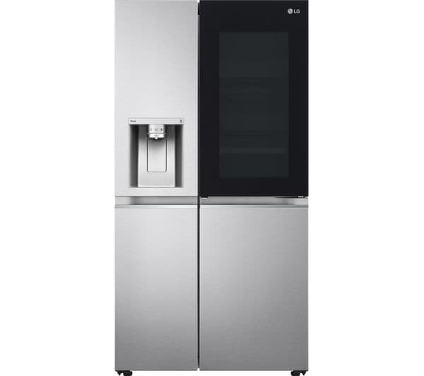 LG InstaView GSXV91BSAE American-Style Smart Fridge Freezer - Stainless Steel - Image 1