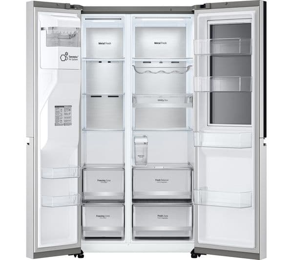 LG InstaView GSXV91BSAE American-Style Smart Fridge Freezer - Stainless Steel - Image 10