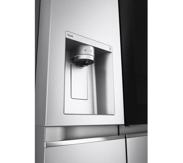 LG InstaView GSXV91BSAE American-Style Smart Fridge Freezer - Stainless Steel - Image 3