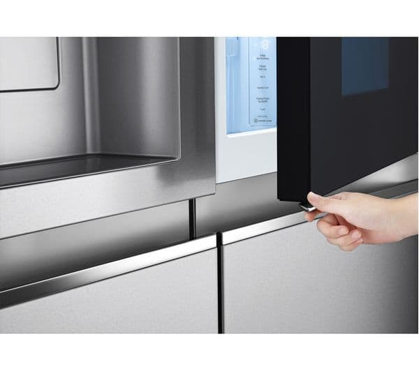 LG InstaView GSXV91BSAE American-Style Smart Fridge Freezer - Stainless Steel - Image 4