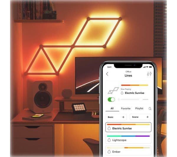NANOLEAF Lines Smart Lights Starter Kit - Pack of 9 - Image 2