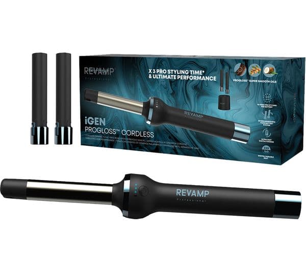 REVAMP iGEN Cordless Curling Tongs - Black - Image 2