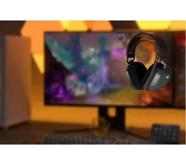 Corsair HS80 MAX Wireless Headphones Grey - Image 8