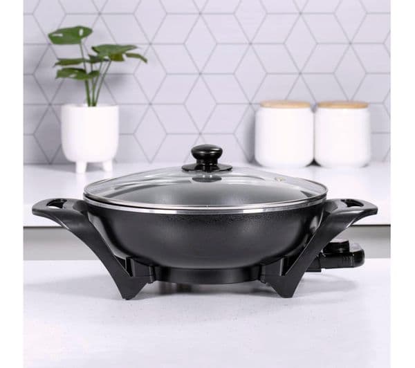 QUEST 35870 Electric Wok & Multicooker - Black - Image 3