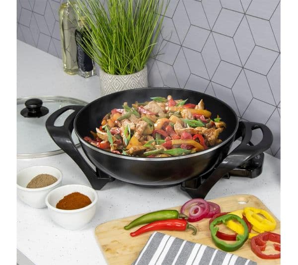 QUEST 35870 Electric Wok & Multicooker - Black - Image 4