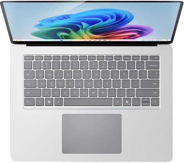 Microsoft 15" Surface Laptop, Copilot+ PC - Snapdragon X Elite, 256 GB SSD, Platinum - Image 6