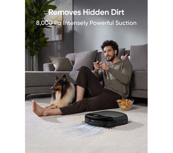 EUFY Omni S1 Pro Robot Vacuum Cleaner & All-in-One Station - Black - Image 4