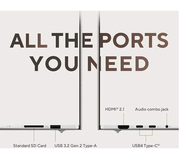 Asus Zenbook S 16 OLED 16" Laptop - AMD Ryzen AI 9, 1 TB SSD, White - Image 9