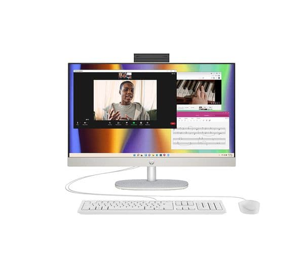 HP 24-cr0065na All-in-One PC Ryzen 7 1TB White - Image 1