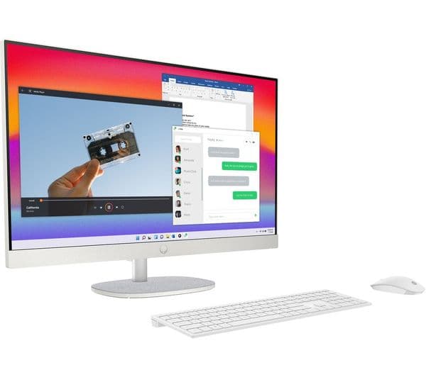 HP 24-cr0065na All-in-One PC Ryzen 7 1TB White - Image 10