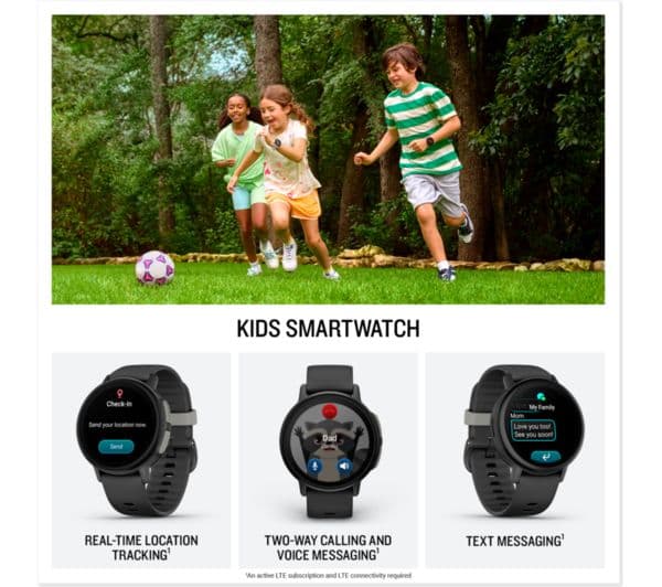 GARMIN Bounce 2 Kids Smart Watch - Slate Grey - Image 8