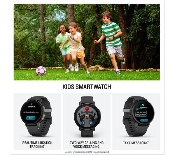 GARMIN Bounce 2 Kids Smart Watch - Slate Grey - Image 2