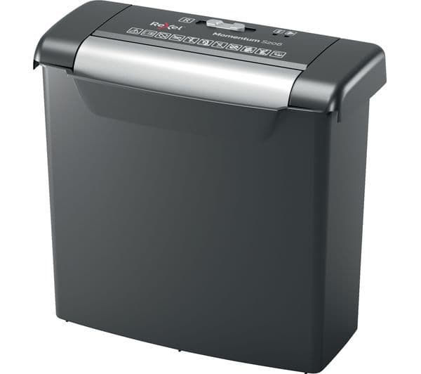 REXEL Momentum S206 Strip Cut Paper Shredder - Image 2