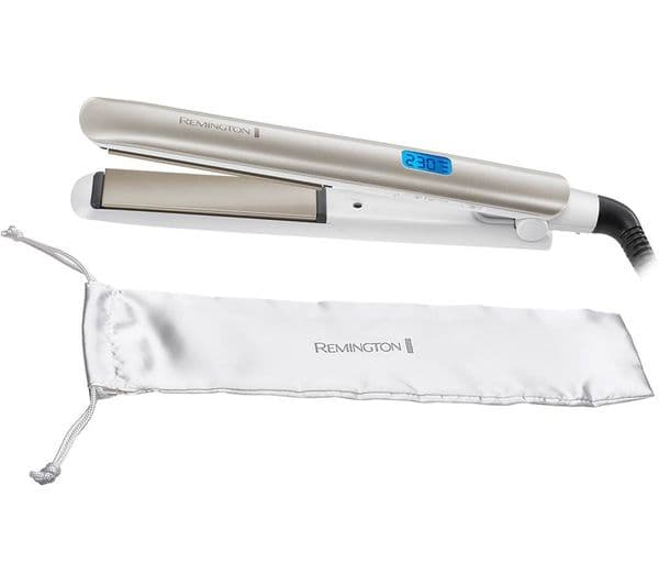 REMINGTON HYDRAluxe S8901 Hair Straightener - White - Image 1