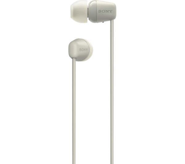 Sony WI-C100 Earbuds Taupe - Image 2