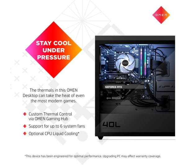HP OMEN 40L Gaming PC - Intel® Core™ i7, RX 6700 XT, 1 TB SSD - Image 5