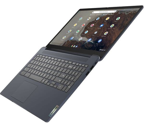 Lenovo IdeaPad Slim 3 15.6" Chromebook - Intel® Celeron®, 128 GB eMMC, Blue - Image 7