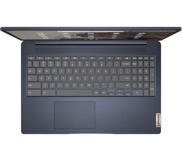 Lenovo IdeaPad Slim 3 15.6" Chromebook - Intel® Celeron®, 128 GB eMMC, Blue - Image 8