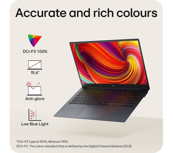 LG gram SuperSlim 15Z90ST-G.AD78A1 15.6" Laptop - Intel® Core™ Ultra 7, 1 TB SSD, Dark Blue - Image 6