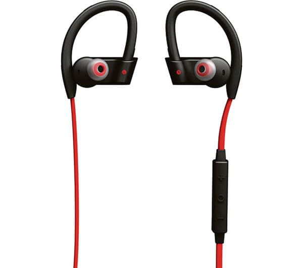 JABRA Sport Pace Wireless Bluetooth Headphones - Red - Image 2