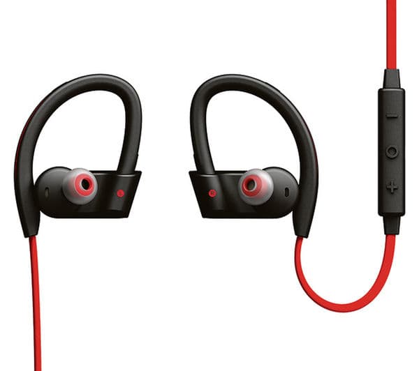 JABRA Sport Pace Wireless Bluetooth Headphones - Red - Image 4