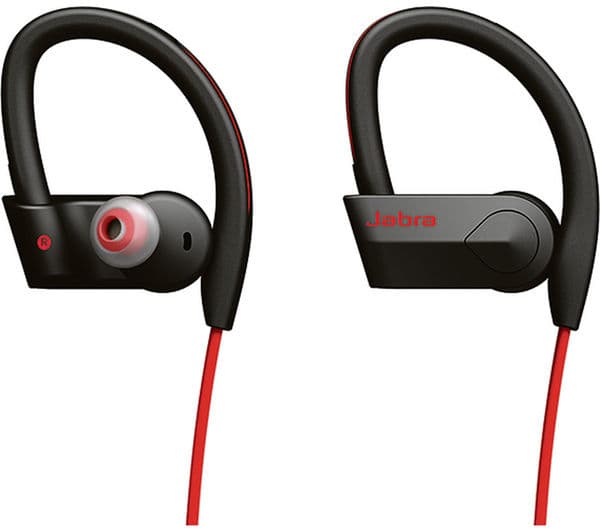 JABRA Sport Pace Wireless Bluetooth Headphones - Red - Image 9
