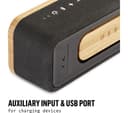 HOUSE OF MARLEY Get Together Mini Bluetooth Wireless Portable Speaker - Wood & Black thumbnail 4