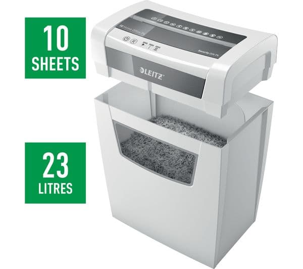 LEITZ IQ Home Office Cross Cut Paper Shredder - Image 4