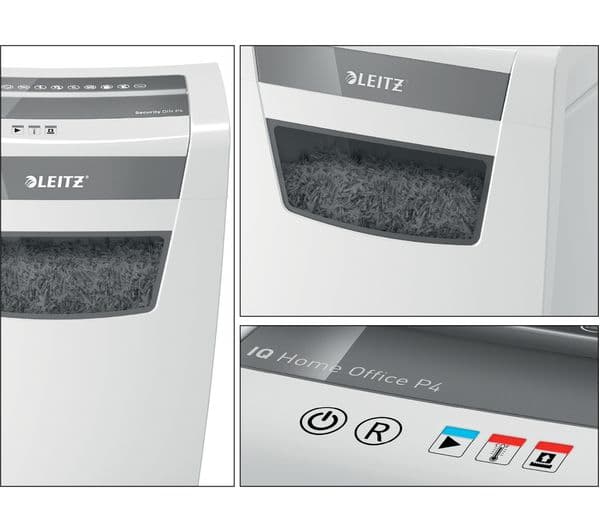 LEITZ IQ Home Office Cross Cut Paper Shredder - Image 5