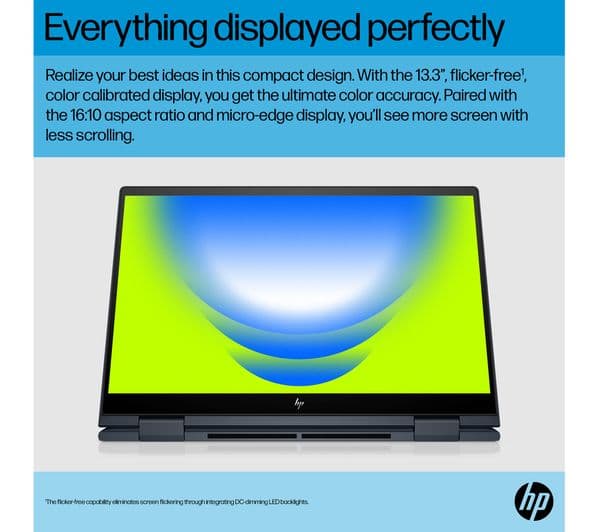 HP ENVY x360 13.3" 2 in 1 Laptop Intel® Core™ i7, 512GB, Blue - Image 3