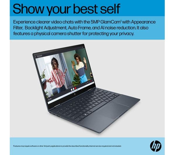 HP ENVY x360 13.3" 2 in 1 Laptop Intel® Core™ i7, 512GB, Blue - Image 6