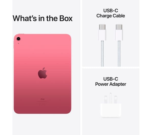 APPLE 10.9" iPad (2022) - 256 GB, Pink - Image 3