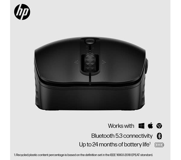 HP 420 Wireless Optical Mouse Black - Image 2