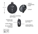 ULTIMATE EARS MINIROLL Portable Bluetooth Speaker - Black thumbnail 7