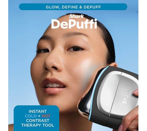 SHARK Depuffi Contrast Therapy Facial Sculpting Tool - Warm Black - Image 2