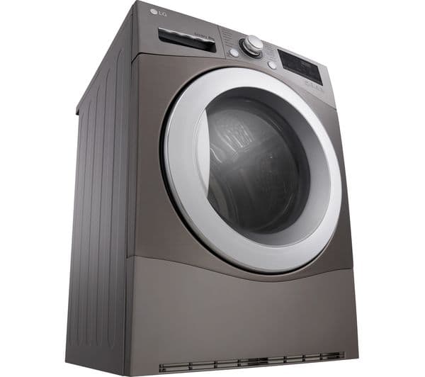LG RC8055EH2M Heat Pump Tumble Dryer - Steel - Image 9