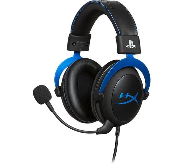 HYPERX Cloud PS4 & PS5 Gaming Headset - Black & Blue - Image 1